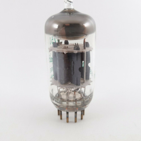 1 X 5751 GE TUBE. GREY PLATES. SOLID GETTER. GREEN LOGO. CU ENA