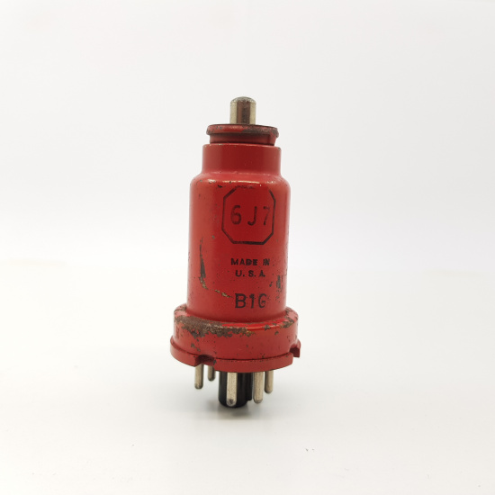 1 X 6J7 TUBE. USED. CU2.