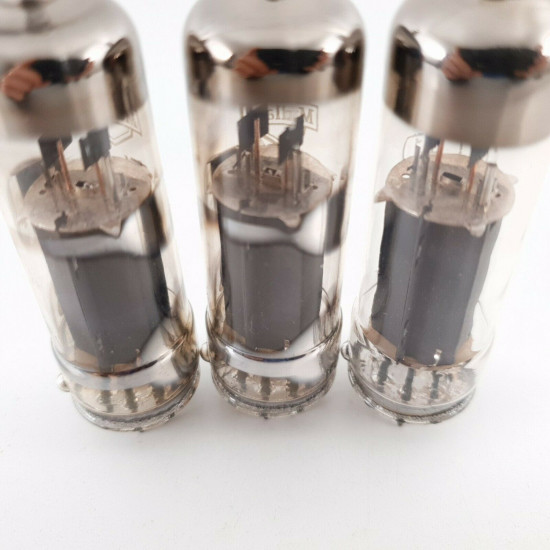 3 X EL41 LA RADIOTECHNIQUE TUBE. MULLARD BRANDED. COPPER RODS. CU  ENA