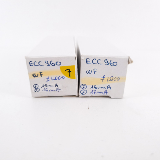 2 X ECC960 WF TUBE. NOS MATCHED PAIR....