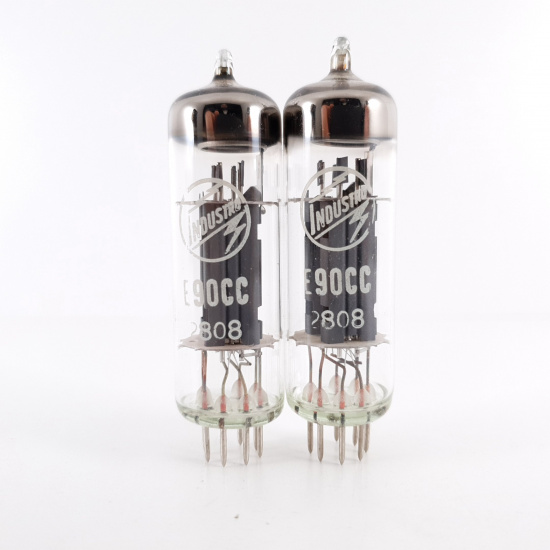 2 X E90CC INDUSTRO TUBE. NOS MATCHED PAIR. 9. CH52