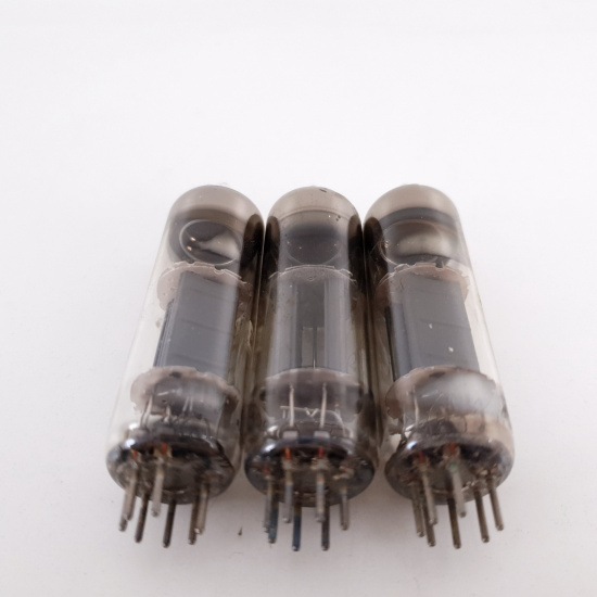 3 X E92CC VALVO TUBE. NOS MATCHED...