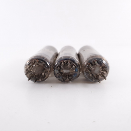 3 X E92CC VALVO TUBE. NOS MATCHED TRIO. 11. CH52