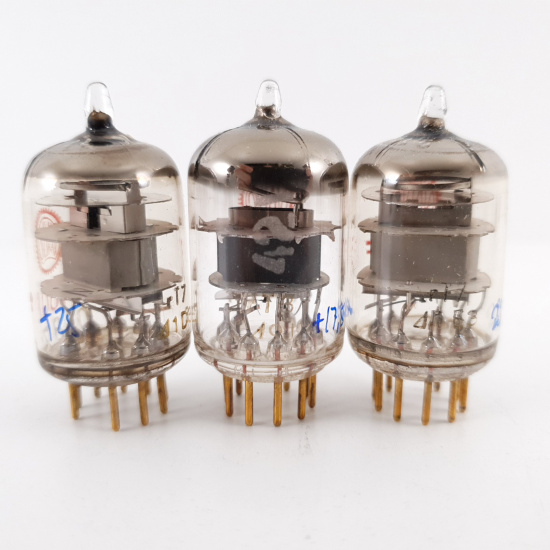 3 X E180F VALVO TUBE. NOS. 3. CH54