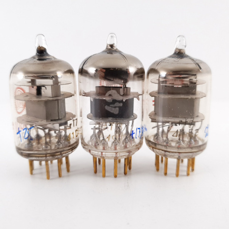 3 X E180F VALVO TUBE. NOS. 3. CH54