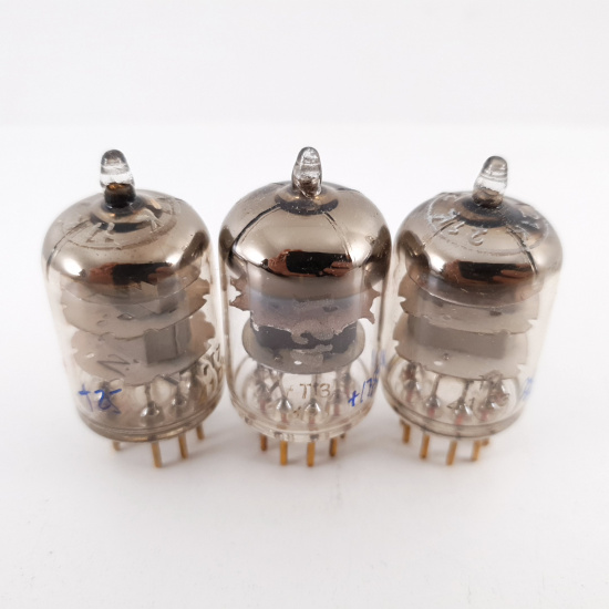 3 X E180F VALVO TUBE. NOS. 3. CH54