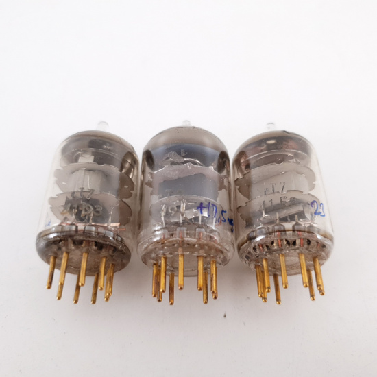 3 X E180F VALVO TUBE. NOS. 3. CH54