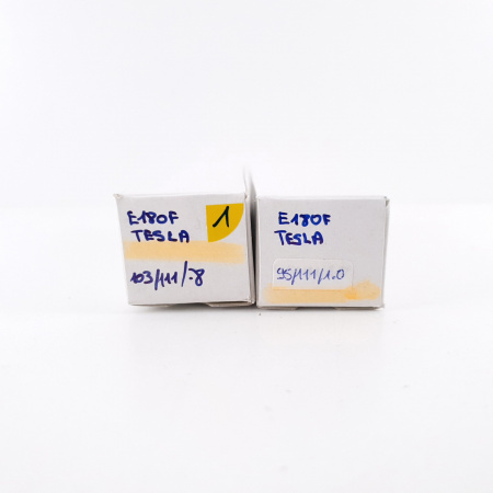 2 X E180F TESLA TUBE. NOS MATCHED PAIR. 1. CH55