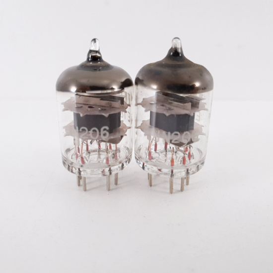 2 X E180F TESLA TUBE. NOS MATCHED...