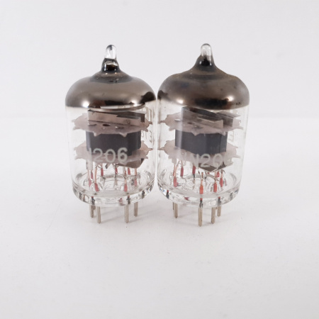 2 X E180F TESLA TUBE. NOS MATCHED PAIR. 1. CH55