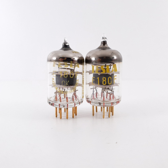 2 X E180F TESLA PROTOTYPE TUBE. NOS MATCHED PAIR.