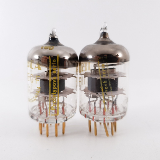 2 X E180F TESLA PROTOTYPE TUBE. NOS...