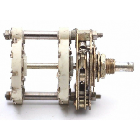 ROTARY CONMUTATOR 2 COOKIES 12 CIRCUITS 5 POSITIONS NOS 1PC. CA327U3F050717