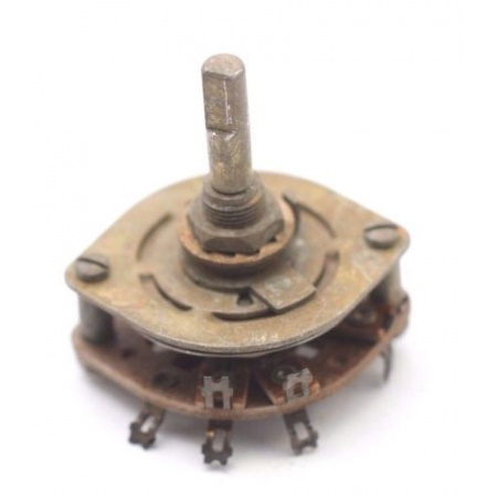 ROTARY CONMUTATOR 1 COOKIES 6 CIRCUITS 2 POSITIONS NOS 1PC. CA327U2F050717