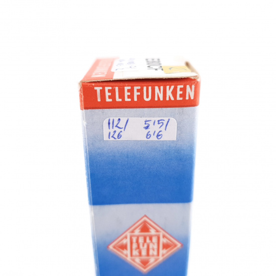 1 X E80CF TELEFUNKEN TUBE. NOS. BLACK...