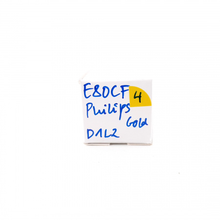 1 X E80CF PHILIPS TUBE. SQ (SPECIAL QUALITY). GOLD PIN. 4. CH59