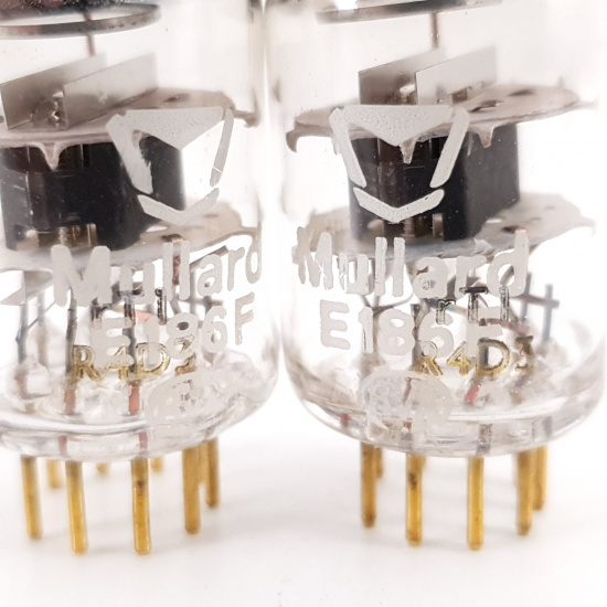 2 X E186F MULLARD TUBE. NOS MATCHED...