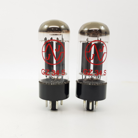 2 X GZ34S - GZ34 JJ ELECTRONIC TUBE....