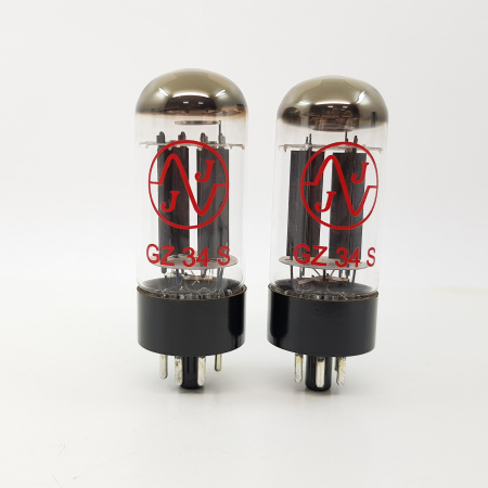 2 X GZ34S - GZ34 JJ ELECTRONIC TUBE. MATCHED PAIR. CRYOGENIC PROCESS. 2012´S PRODUCTION RCH130