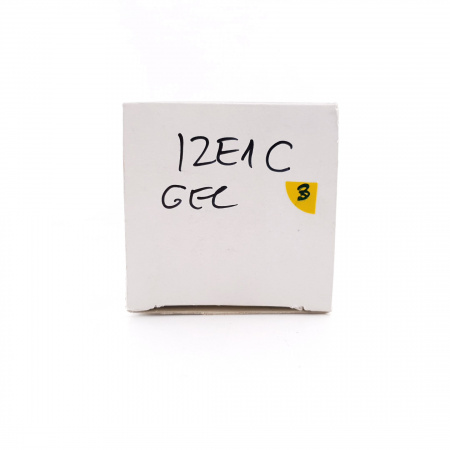 1 X 12E1C GEC TUBE. NOS. BLACK PLATES. 3. CH60