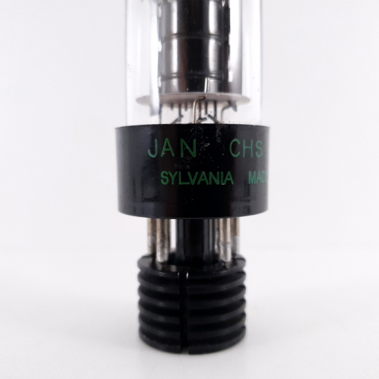 1 X 6K6GT SYLVANIA TUBE. NOS. BLACK PLATES. 7. CH60