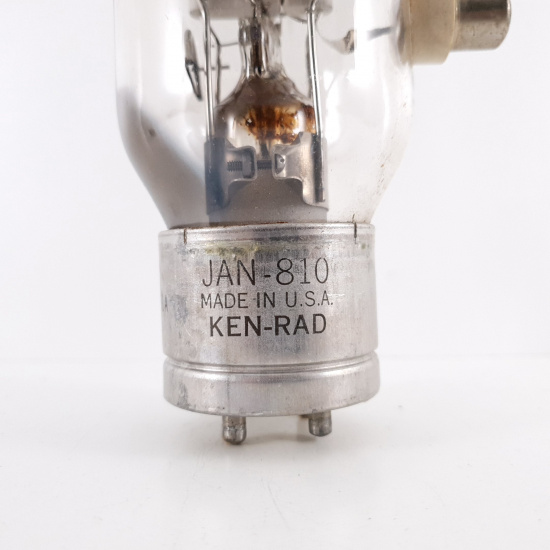 1 X JAN 810 KEN-RAD TUBE. BLACK...