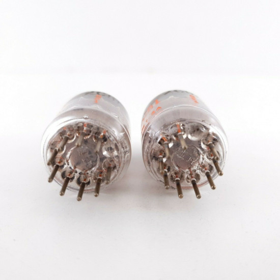 2 X JHY 2C51 CBS - HYTRON. BLACK PLATES. 1958 PRODUCTION. CB  ENA