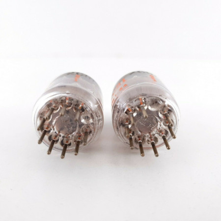 2 X JHY 2C51 CBS - HYTRON. BLACK PLATES. 1958 PRODUCTION. CB  ENA