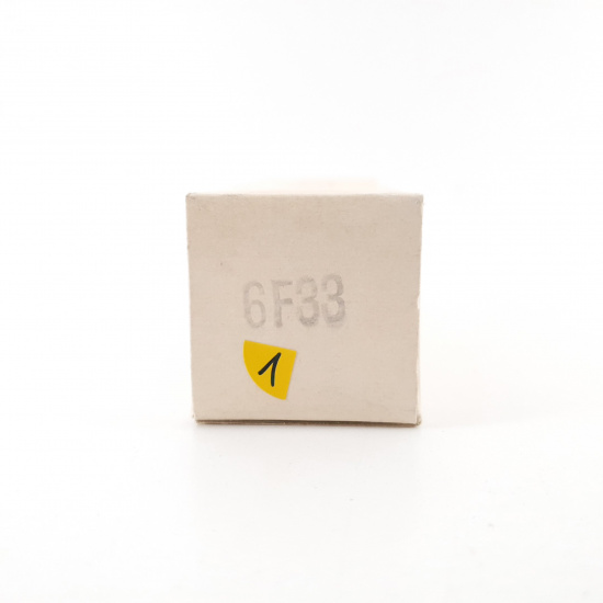 1 X 6F33 EDISWAN TUBE. NOS. BLACK...