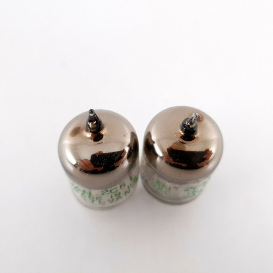 2 X JAN 2C51 SYLVANIA TUBE.  1960 PRODUCTION. MATCEHD PAIR CB  ENA