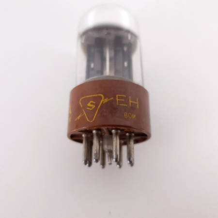 1 X 6SN7WGT SYLVANIA TUBE. BLACK PLATES. 3. CH66