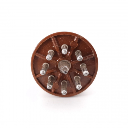 1 X 6SN7WGT SYLVANIA TUBE. BLACK PLATES. 3. CH66