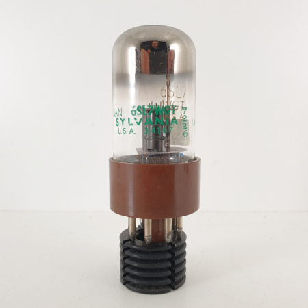 1 X 6SL7WGT SYLVANIA TUBE. BLACK PLATES. 4. CH66