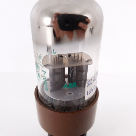 1 X 6SL7WGT SYLVANIA TUBE. BLACK PLATES. 4. CH66