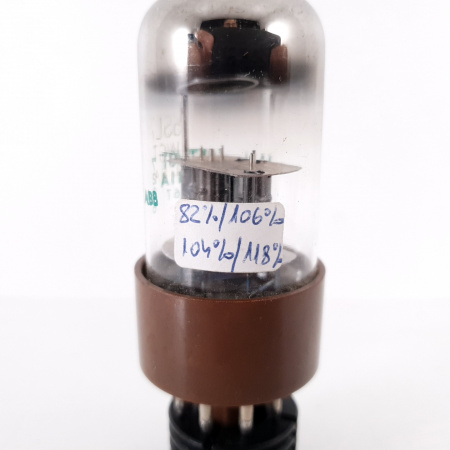 1 X 6SL7WGT SYLVANIA TUBE. BLACK PLATES. 4. CH66