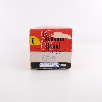 1 X 6B8 RAYTHEON TUBE. NOS....