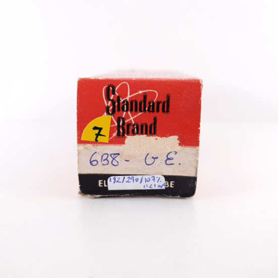 1 X 6B8 GENERAL ELECTRIC TUBE. NOS....