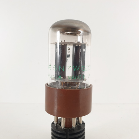 1 X JAN 6SN7WGTA SYLVANIA TUBE. NOS....