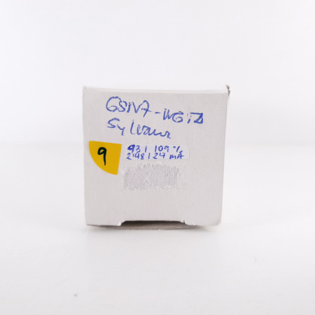 1 X JAN 6SN7WGTA SYLVANIA TUBE. NOS. BLACK PLATES. 9. CH66
