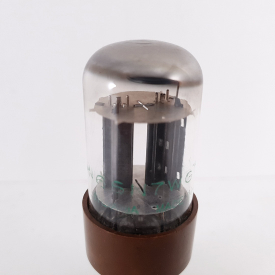 1 X JAN 6SN7WGTA SYLVANIA TUBE. NOS....