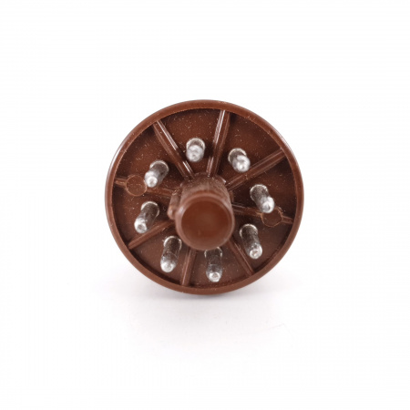 1 X JAN 6SN7WGTA SYLVANIA TUBE. NOS. BLACK PLATES. 9. CH66