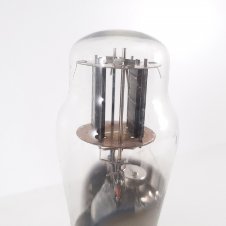 1 X UU5 / 1561 / VU39 / 1W4/500 HALTRON TUBE. BLACK PLATES. 2. CH68