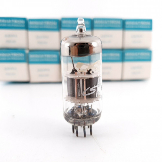 10 X 6J6WA MINIATRON TUBE. BLACK PLATES. COPPER RODS. NOS/NIB AH  ENA