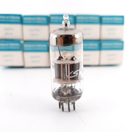 10 X 6J6WA MINIATRON TUBE. BLACK PLATES. COPPER RODS. NOS/NIB AH  ENA