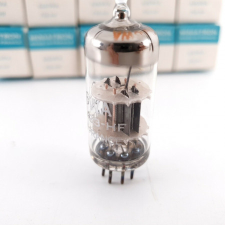 10 X 6J6WA MINIATRON TUBE. BLACK PLATES. COPPER RODS. NOS/NIB AH  ENA