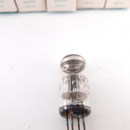 10 X 6J6WA MINIATRON TUBE. BLACK PLATES. COPPER RODS. NOS/NIB AH  ENA