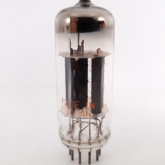 1 X 6CS7 TEN TUBE. NOS. BLACK PLATES....