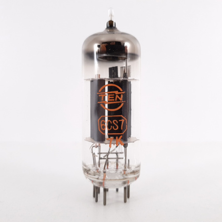 1 X 6CS7 TEN TUBE. NOS. BLACK PLATES. COPPER RODS. 2. CH70