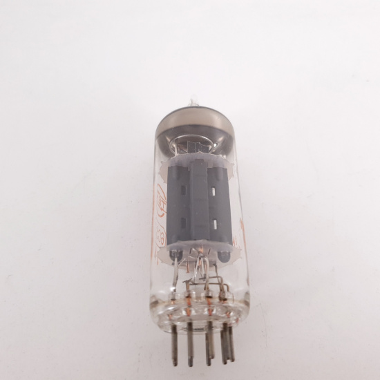 1 X 6CS7 TEN TUBE. NOS. BLACK PLATES....