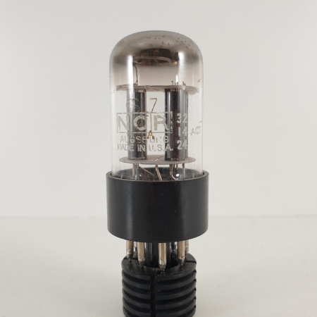 1 X 6SL7GT NCR TUBE. NOS. BLACK PLATES. 3. CH70